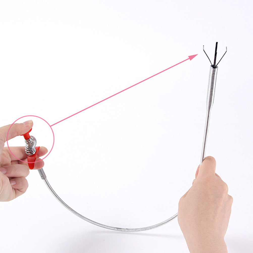 Drain Snake Flexible - Desentupidor de Ralos Profissional de 85cm