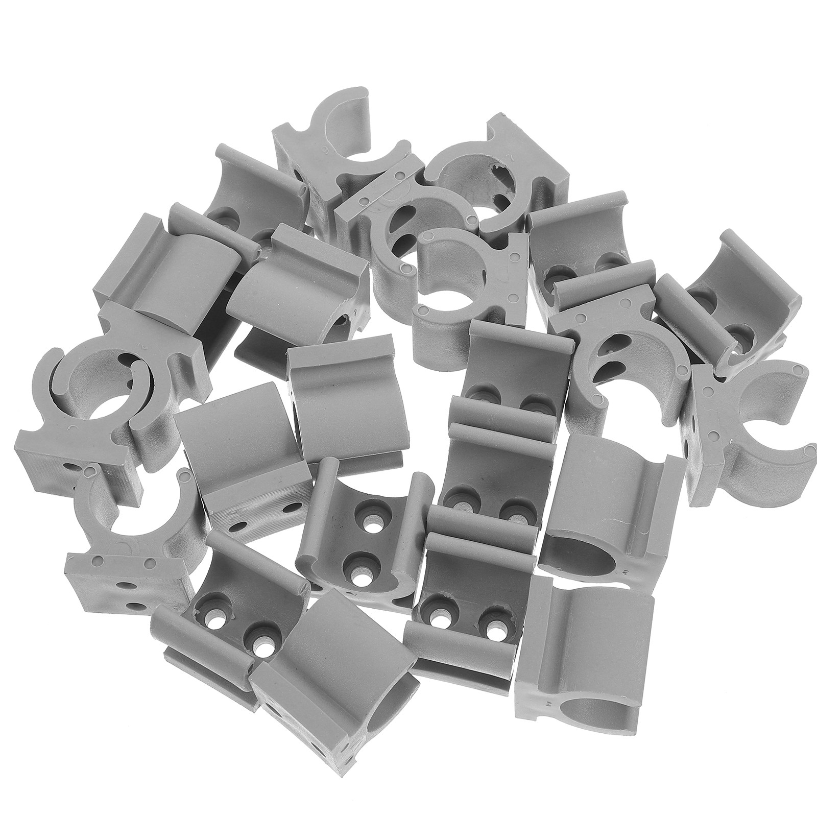 Plastic Pipe Clip - 24 Peças de Grampos de Tubo