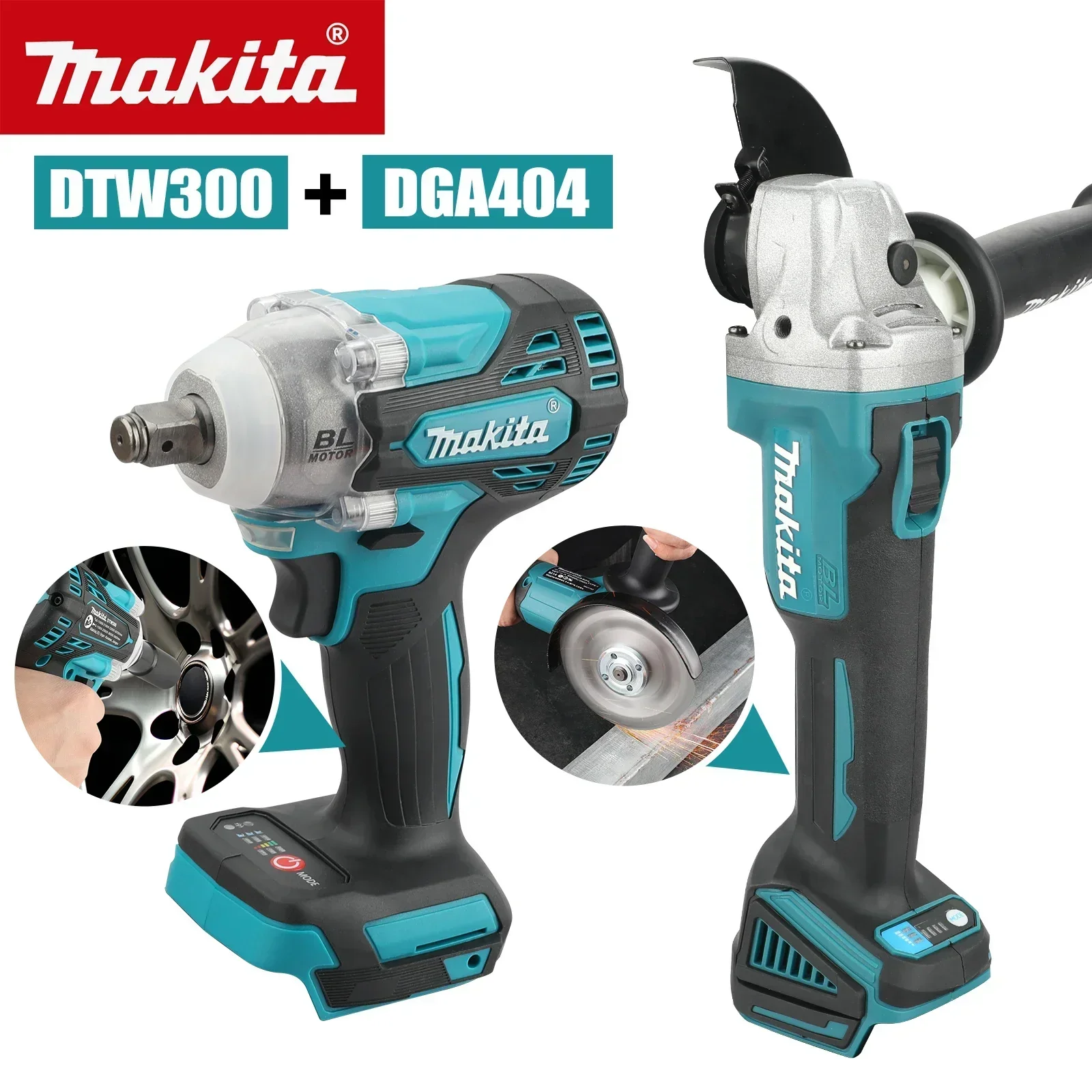 Makita Drill Dtw300 - Conjunto Combinado Sem Fio Makita DTW300