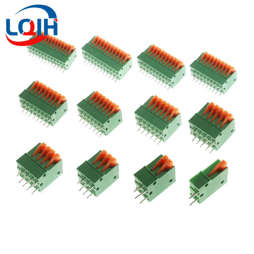 10 peças passo 2.54mm kf141v p - Push Fit Connector avaliação e preço