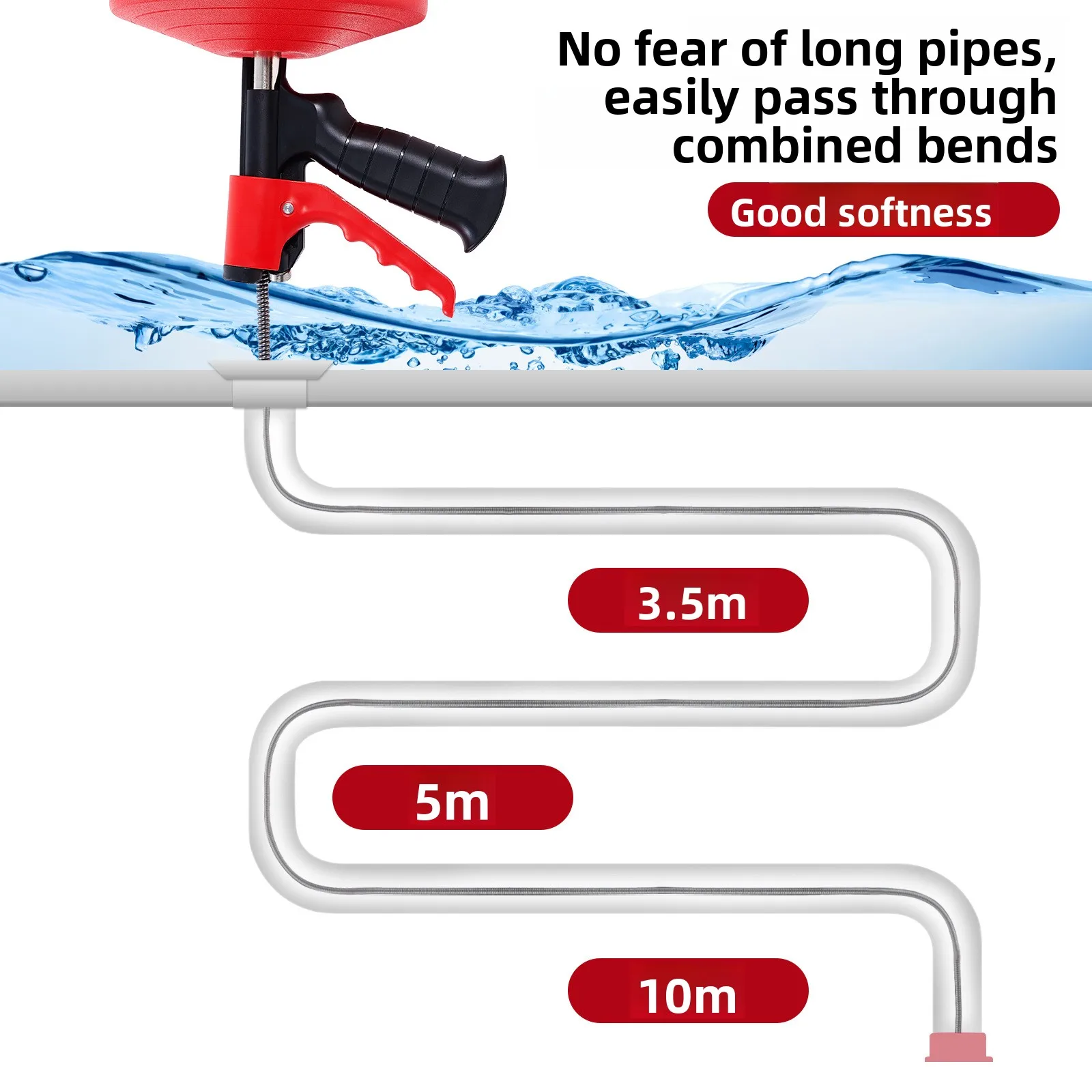 Desentupidor de Ralos Profissi - Drain Snake Flexible avaliação e preço